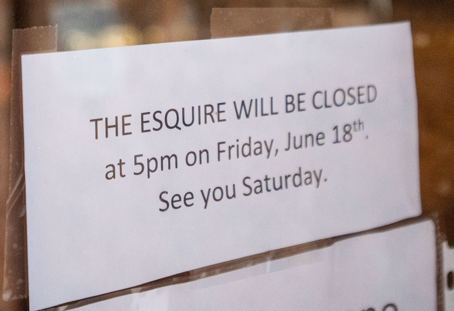 esquire sign